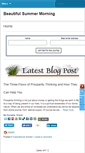 Mobile Screenshot of beautifulsummermorning.com